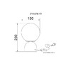 Миниатюра фото настольная лампа moderli leander v11976-1t | 220svet.ru