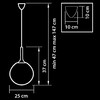 Миниатюра фото подвесной светильник lightstar globo 813031 | 220svet.ru