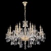 Миниатюра фото подвесная люстра crystal lux monica sp10+5 gold | 220svet.ru