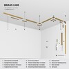 Миниатюра фото трековый светильник 10w 4000k elektrostandard line magnetic 85525/01 латунь | 220svet.ru