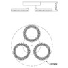Миниатюра фото потолочная светодиодная люстра escada alunit 10281/3led | 220svet.ru