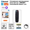 Миниатюра фото подвесной светодиодный светильник с пультом ду novotech monile 359711 черный | 220svet.ru