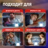 Миниатюра фото ночник-светильник на батарейках эра nled-485-1w-sw-bu б0049344 | 220svet.ru