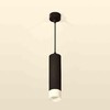 Миниатюра фото комплект подвесного светильника ambrella light techno spot xp6356005 sbk/fr черный песок/белый матовый (a2302,c6356,n6252) | 220svet.ru