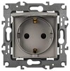 Миниатюра фото розетка эра серия 12 12-2103-16 2p+e schuko со шторками с крышкой 16а-250в титан б0065722 | 220svet.ru