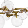Миниатюра фото люстра p68092-9 brass | 220svet.ru