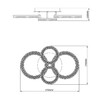 Миниатюра фото потолочная светодиодная люстра escada alunit 10281/4led | 220svet.ru