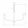 Миниатюра фото подвесная люстра eurosvet 60167/6 никель | 220svet.ru