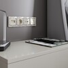 Миниатюра фото розетка с заземлением werkel слоновая кость w1171003 | 220svet.ru