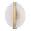 Миниатюра фото настенный светодиодный светильник crystal lux agosto ap5w led brass | 220svet.ru