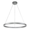 Миниатюра фото подвесной светодиодный светильник indigo galass 14001/1p silver v000018l | 220svet.ru