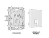 Миниатюра фото комплект механизма телефонной розетки ambrella volt quant alfa ma412030 | 220svet.ru