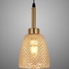 Миниатюра фото подвесная люстра reluce 09011-0.9-05 amber | 220svet.ru