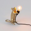 Миниатюра фото настольная лампа mouse lamp standing gold usb seletti | 220svet.ru