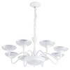 Миниатюра фото подвесная светодиодная люстра arte lamp a5168lm-8wh | 220svet.ru