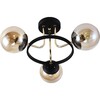Миниатюра фото потолочная люстра reluce 01344-0.3-03 bk+fgd | 220svet.ru