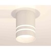 Миниатюра фото комплект накладного светильника ambrella light techno spot xs7401042 swh/fr белый песок/белый матовый (c7401, n7141) | 220svet.ru