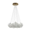 Миниатюра фото подвесная люстра odeon light magia 7109/13 белый | 220svet.ru