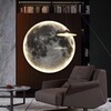 Миниатюра фото настенный светодиодный светильник imperium loft луна 208940-23 | 220svet.ru