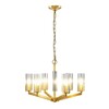Миниатюра фото подвесная люстра moderli v11074-6p | 220svet.ru