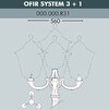 Миниатюра фото консоль для паркового фонаря fumagalli ofir sys 3l+1  000.000.r31.a0 | 220svet.ru