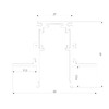 Миниатюра фото встраиваемый шинопровод elektrostandard slim magnetic 85208/00 a067497 | 220svet.ru