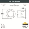 Миниатюра фото светильник для подсветки лестниц встраиваемый fumagalli leti 100 round 2c1.000.000.ayg1l | 220svet.ru