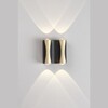 Миниатюра фото настенный светодиодный светильник crystal lux clt 022w2 bl-go 4000k | 220svet.ru