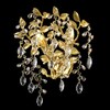 Миниатюра фото настенный светильник crystal lux eden ap2 gold | 220svet.ru