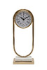 Миниатюра фото часы настольные с мраморным основанием garda decor 79mal-5852-36 | 220svet.ru