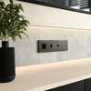 Миниатюра фото тв-розетка оконечная werkel hammer черные w1283008 | 220svet.ru