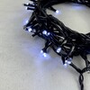 Миниатюра фото гирлянда нить 10м белая с мерцанием каждого диода 24в, 100 led, провод черный пвх, ip54 ltc pst100abl-11-1w | 220svet.ru