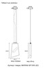 Миниатюра фото подвесной светодиодный светильник crystal lux marina sp10w led | 220svet.ru