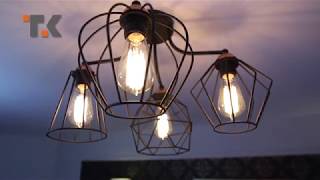 Миниатюра фото потолочная люстра tk lighting galaxy 1645 galaxy 4 | 220svet.ru