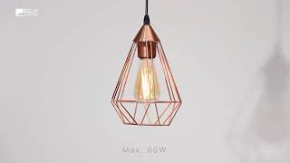 Миниатюра фото подвесной светильник eglo tarbes 94193 | 220svet.ru